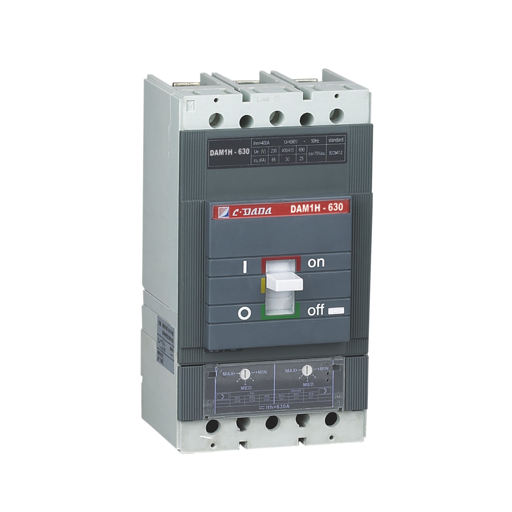 DAM1-630 series MCCB ABB ISOMAX