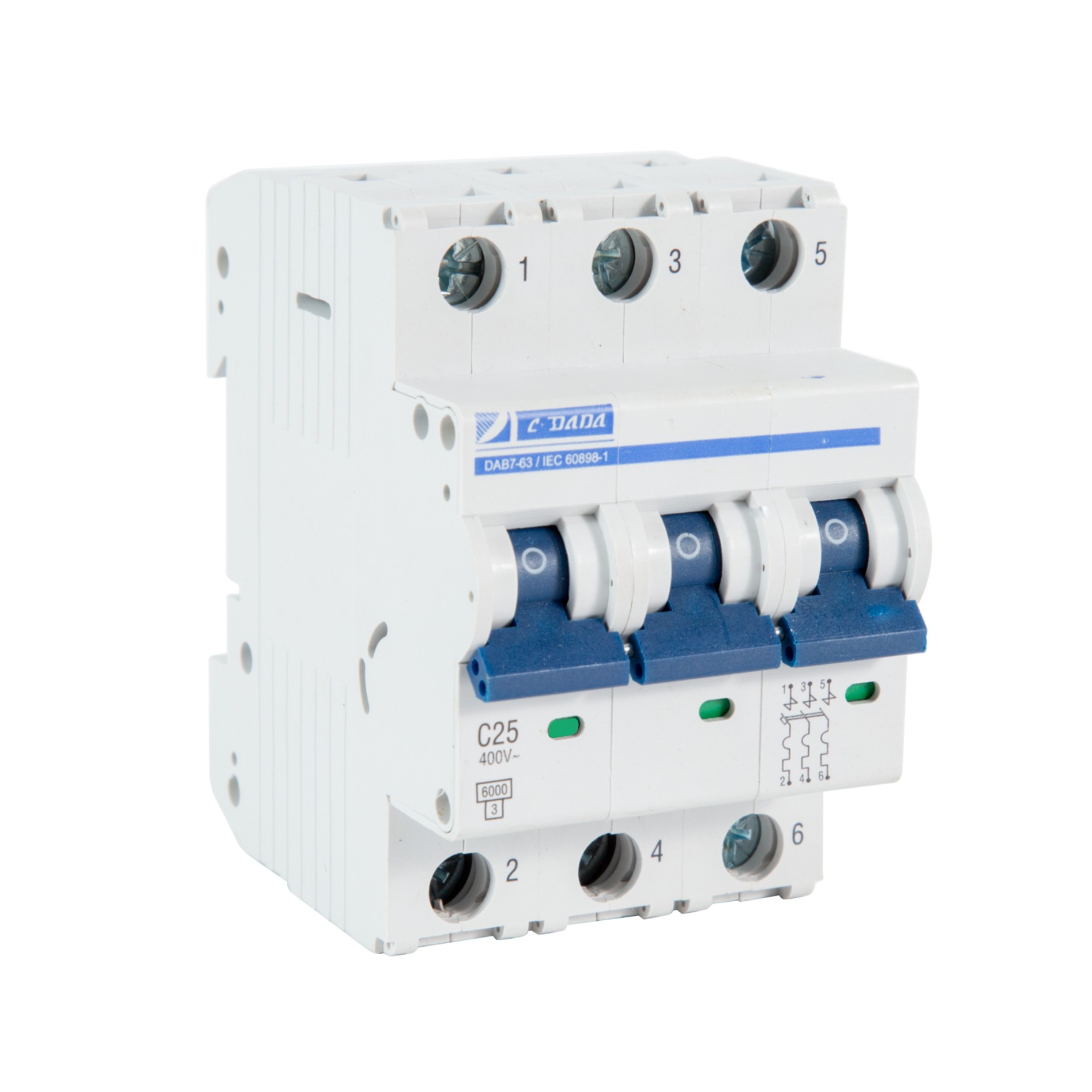 DAB7-63 Nova series Miniature Circuit breaker(MCB)