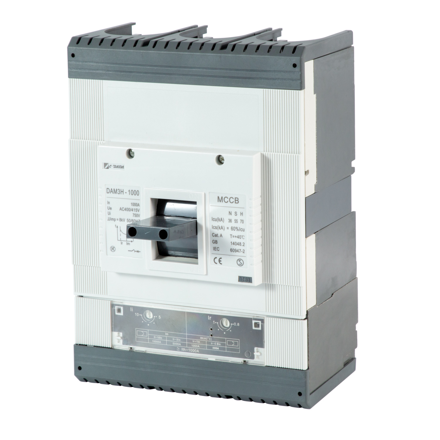 DAM3-1000 MCCB Molded Case Circuit Breaker