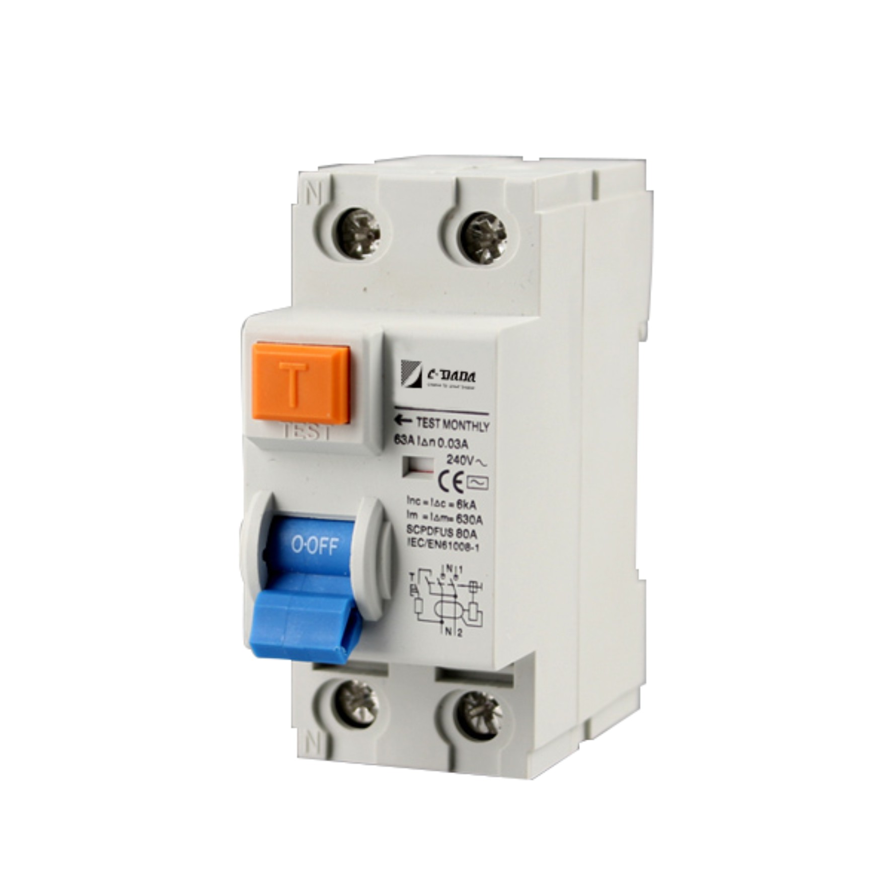 Features of residual current circuit breaker