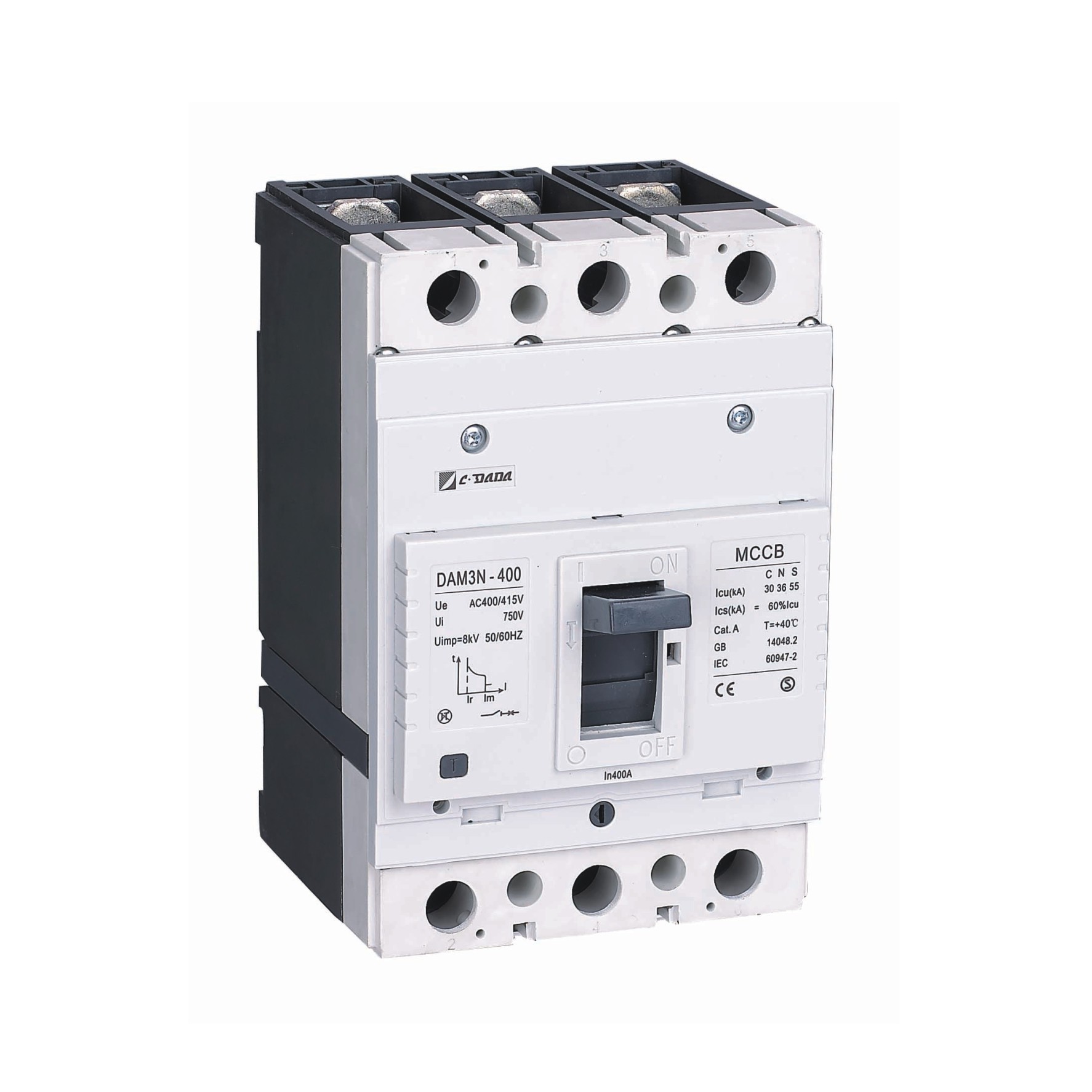 DAM3-400 MCCB Molded Case Circuit Breaker