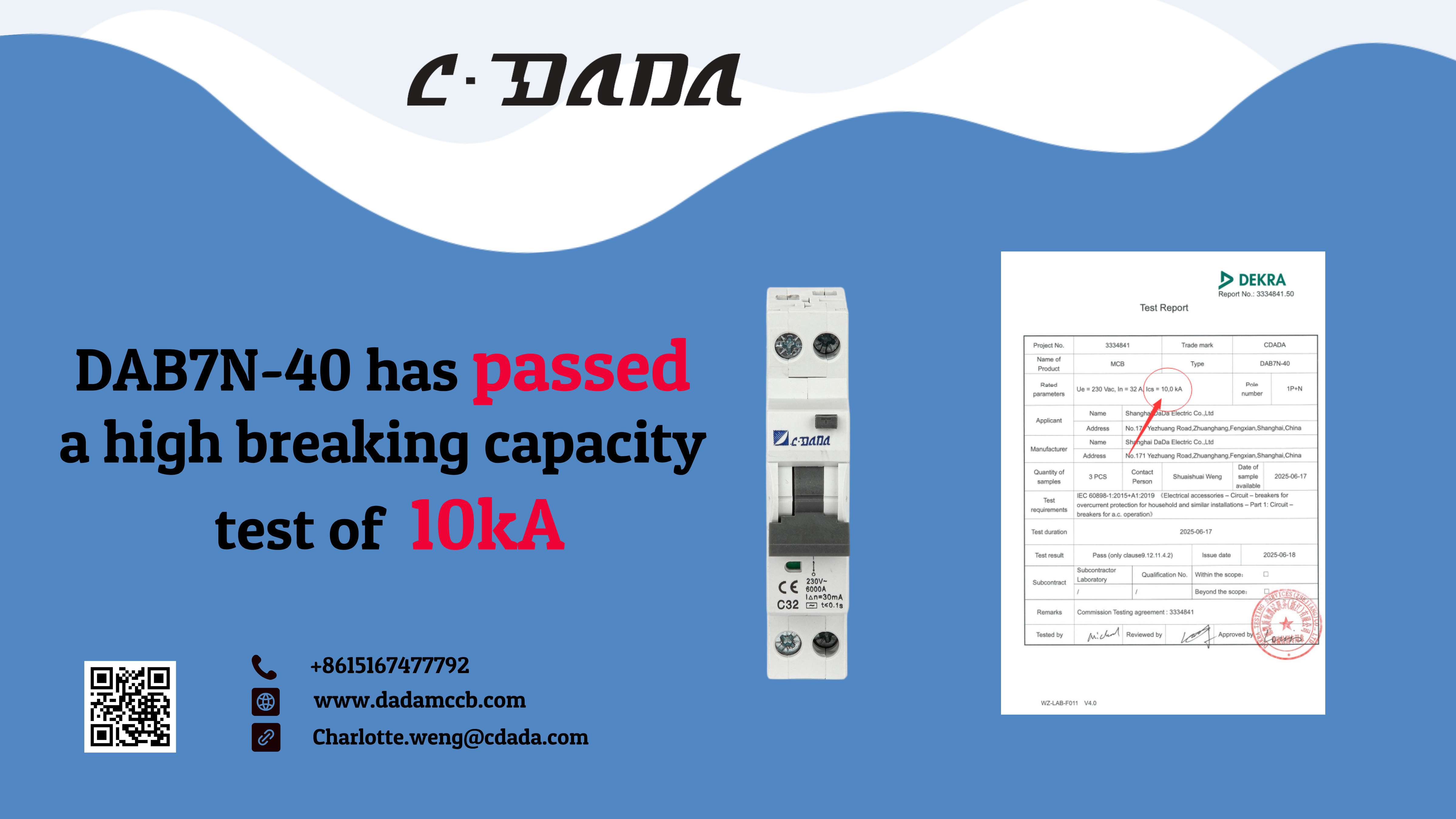 Shanghai Dada Electric: Setting New Standards in Circuit Protection with 10kA-Rated DPN DAB7N-40