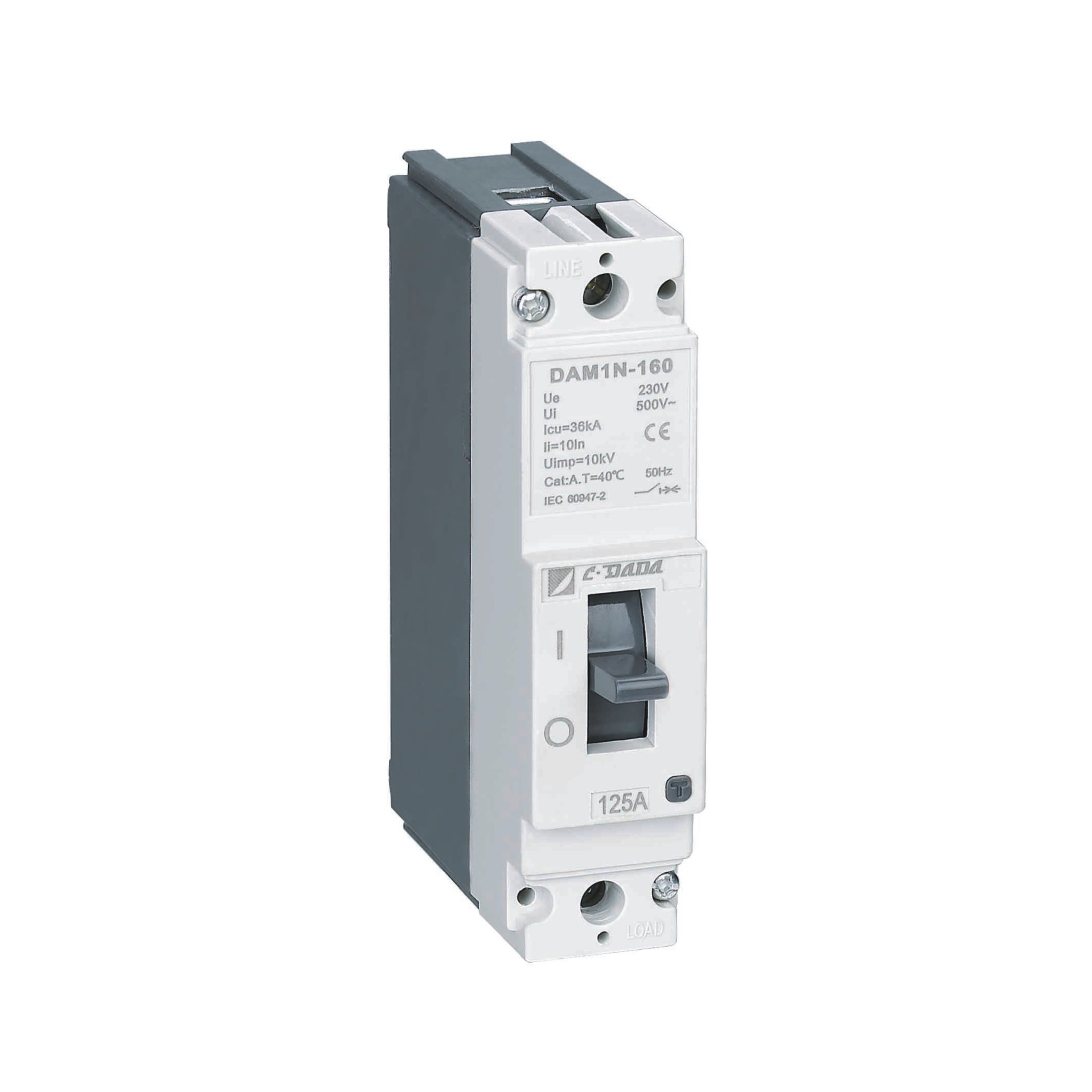 DAM1 series thermal overload operation Moulded case circuit breaker(Fixed type)